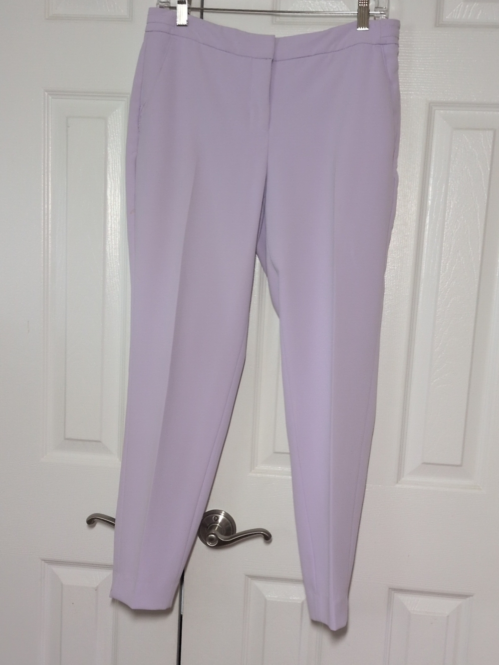 White House Black Market Lilac Taper Ankle Pants 6R